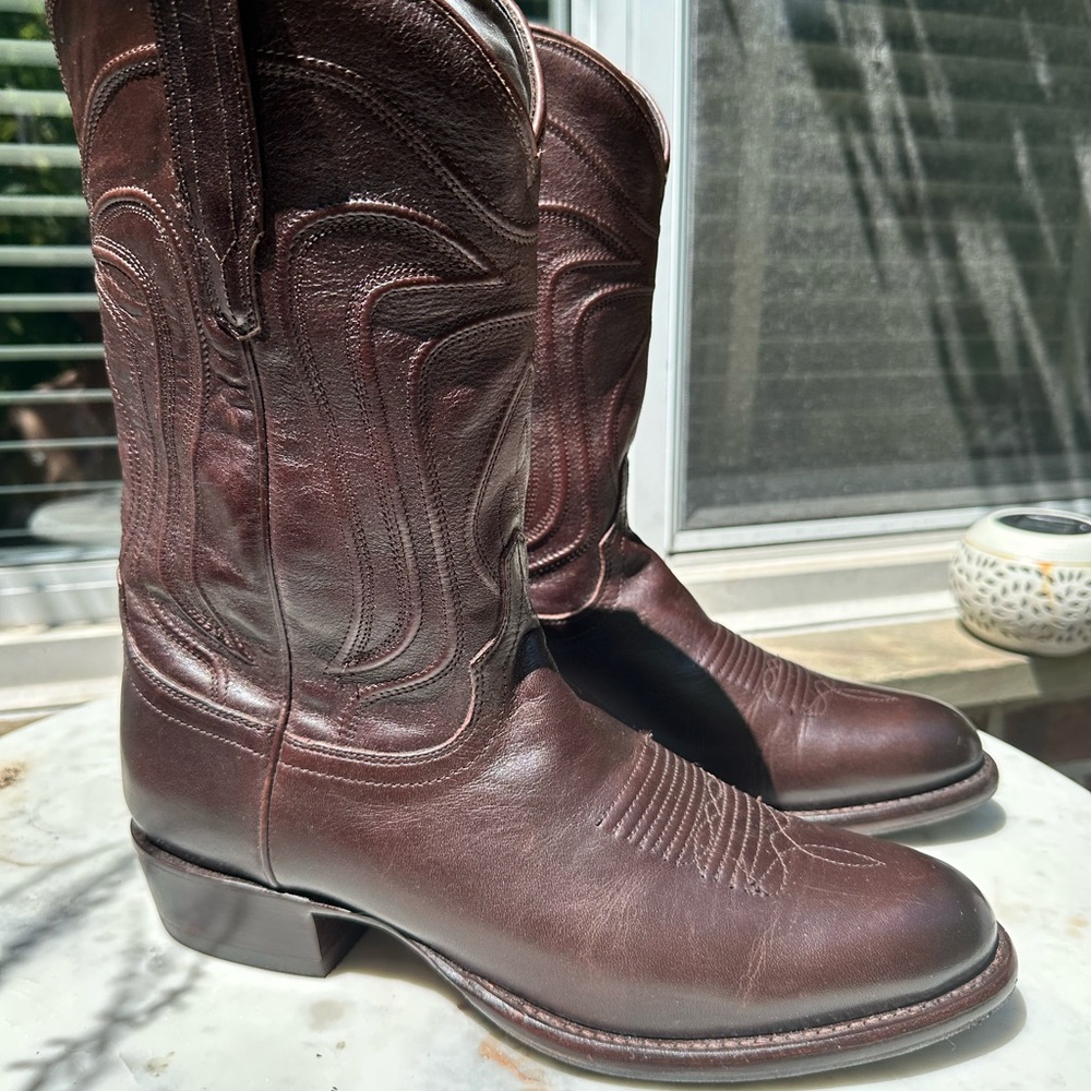 Tecovas Dark Brown Western Boots